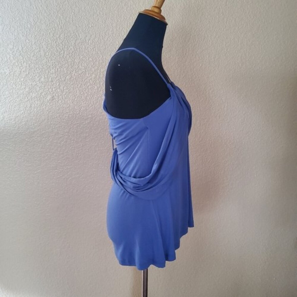 New LaROK Sleeveless Cami Tank Top Blue - Picture 3 of 7